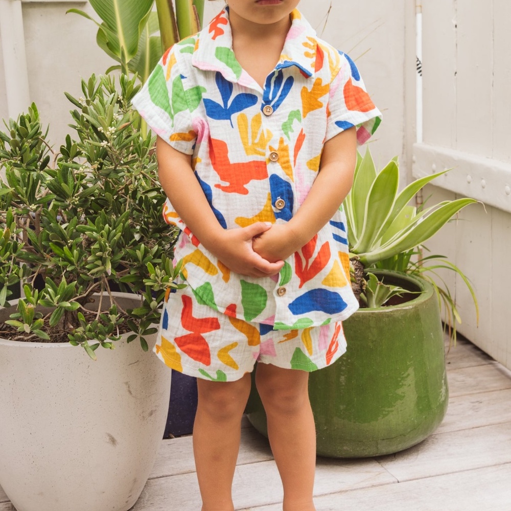 show me your mumu lil easy shorts primary paradise New - Picture 1 of 4